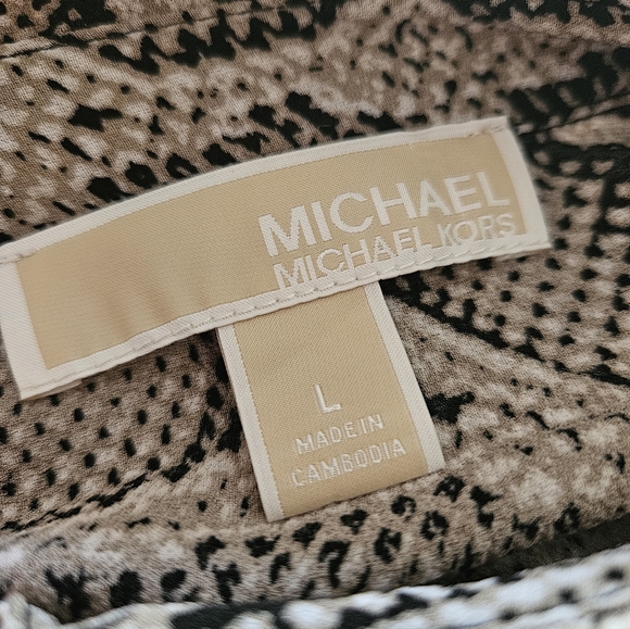 Like NEW ☆ Michael KORS Top/Blouse, Size Large, CUTE! - Picture 4 of 4